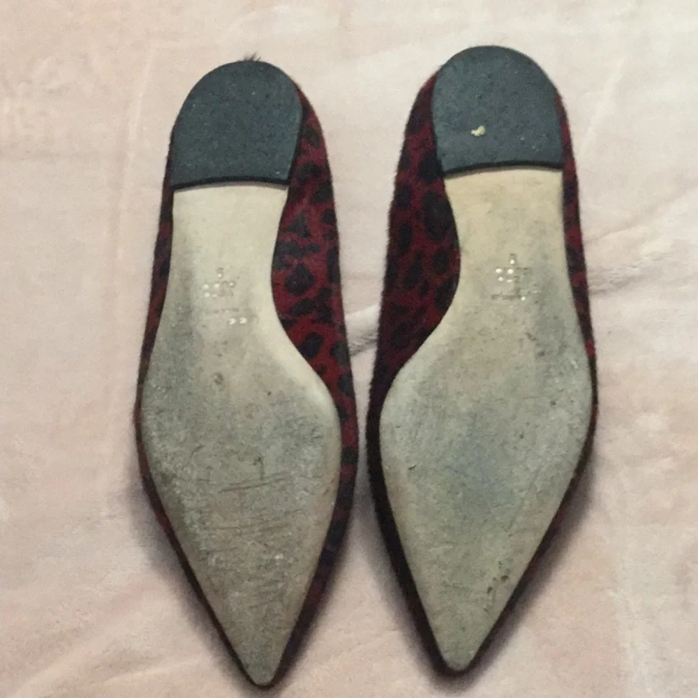 Ugg Collection Red Leopard Shoes